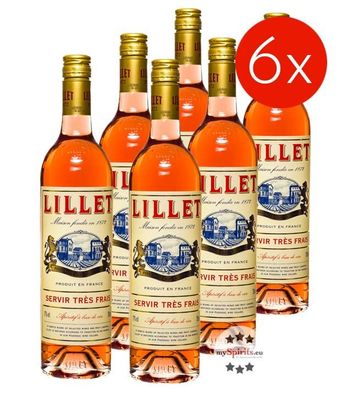 Lillet Rosé 6er-Paket (17 % vol., 4,5 Liter) (17 % vol., hide)
