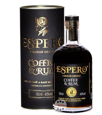 Espero Coffee & Rum Likör (, 0,7 Liter) (40 % Vol., hide)