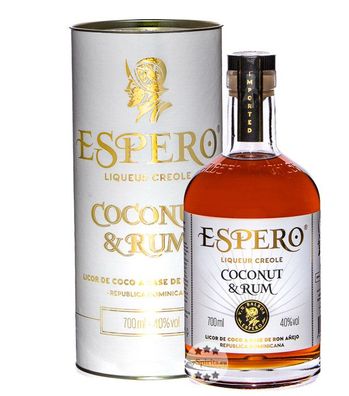 Espero Coconut & Rum Likör (, 0,7 Liter) (40 % Vol., hide)