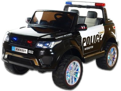 Polizei Gelände Truck 911 - 2 Sitzer - Allrad - 4x45W - Kinder Elektroauto