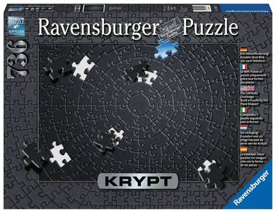Ravensburger 15260 Krypt Schwarz 736 Teile Puzzle