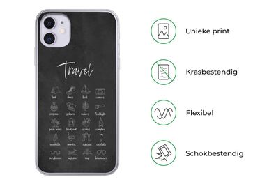 Hülle für iPhone 11 - Sprichwörter - Zitate - Reisen - Kompass - Natur - Silikonen