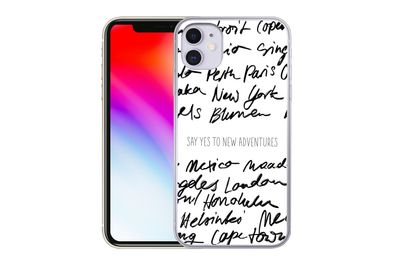 Hülle für iPhone 11 - Sprichwörter - Zitate - Sag ja zu neuen Abenteuern - Mexiko - S