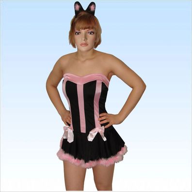 Sexy Bunny Kostüm Gr. 36/38 Hase Hasenkostüm Hostess Bunnykostüm Kleid Karneval