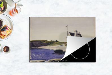 Herdabdeckplatte - 78x52 cm - Küstenwache, Maine - Edward Hopper