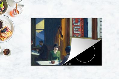 Herdabdeckplatte - 78x52 cm - Chop Suey - Edward Hopper
