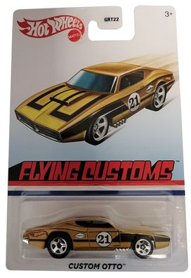 Mattel GRT37 Hot Wheels Custom Otto Flying Customs Gold Metallic Modellauto Maßs