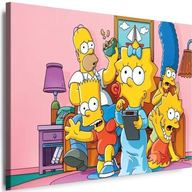 Bilder Film Cartoons Simpsons Kinder Leinwandbilder Xxl WandbilderSimpsons