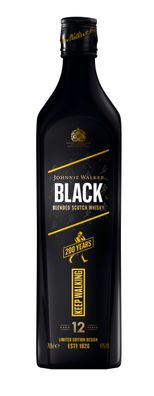 Johnnie Walker Black, Blended Scotch Whisky, 200th Anniversary Edition 0,7L, 40% Vol.
