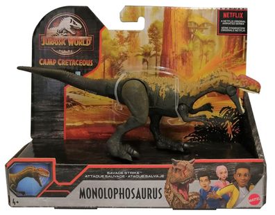 Mattel GVG51 Jurassic World Dinosaurier Monolophosaurus bewegliche Spielfigur, B