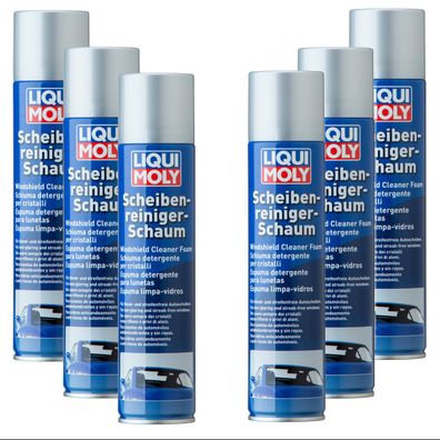 6x LIQUI MOLY 1512 Scheibenreinigerschaum Scheibenreiniger Autopflege 300ml