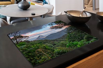 Herdabdeckplatte - 78x52 cm - Dschungel - Gebirge - Costa Rica