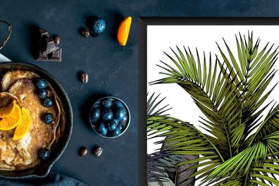 Herdabdeckplatte - 70x52 cm - Pflanzen - Illustration - Farben