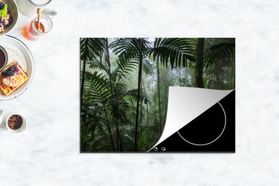 Herdabdeckplatte - 70x52 cm - Regenwald - Tropisch - Landschaft