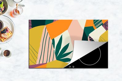 Herdabdeckplatte - 85x52 cm - Obst - Illustration - Farben
