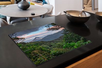 Herdabdeckplatte - 65x52 cm - Dschungel - Gebirge - Costa Rica