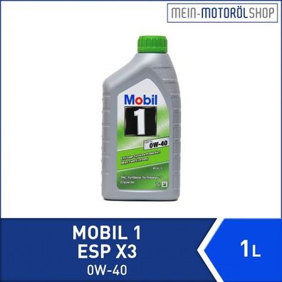 Mobil 1 ESP X3 0W-40 1 Liter