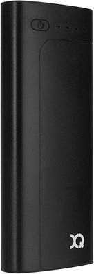 XQISIT Powerbank 15600mAh Black USB Smartphone für Huawei iPhone Samsung