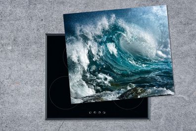 Herdabdeckplatte - 60x52 cm - Meer - Golf - Wasser