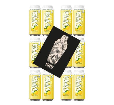 Shirin Davids DirTea Lemon ZERO 12er Set je 500ml DirTea Zero Lemon from Heaven