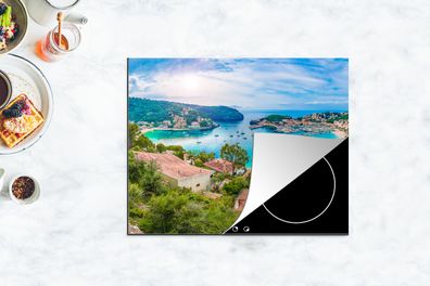 Herdabdeckplatte - 65x52 cm - Strand - Meer - Mallorca - Spanien