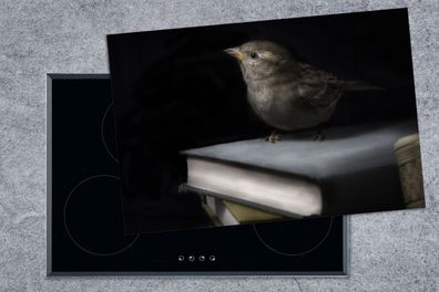 Herdabdeckplatte - 78x52 cm - Vogel - Bücher - Porträt