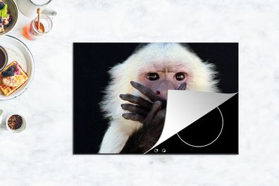 Herdabdeckplatte - 78x52 cm - Affe - Wilde Tiere - Porträt