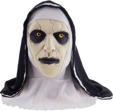 Halloween Horror Deluxe Nonne Nunne Geist Latex Maske Non, Nun