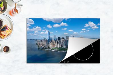 Herdabdeckplatte - 90x52 cm - New York - Manhattan - Skyline