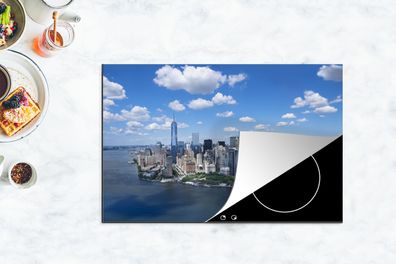 Herdabdeckplatte - 80x52 cm - New York - Manhattan - Skyline