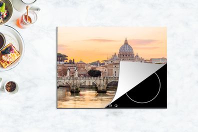 Herdabdeckplatte - 70x52 cm - Italien - Skyline - Rom