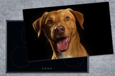 Herdabdeckplatte - 90x52 cm - Hund - Haustiere - Porträt