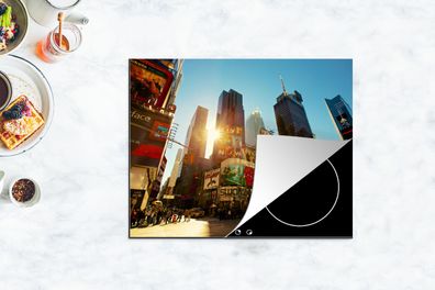 Herdabdeckplatte - 65x52 cm - New York - Amerika - Werbeschild