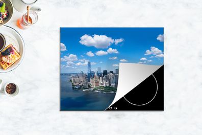 Herdabdeckplatte - 65x52 cm - New York - Manhattan - Skyline