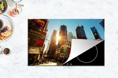 Herdabdeckplatte - 85x52 cm - New York - Amerika - Werbeschild