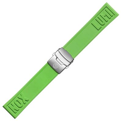 Ersatzband Wechselband Luminox 24mm Kautschuk grün XS - XL Länge