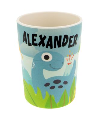 Bunter personalisierter Namens Kinderbecher mit Namen Alexander