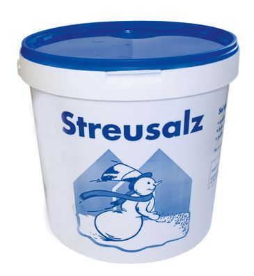 10kg Streusalz im Eimer Auftausalz Straßensalz Tausalz Streumittel Steinsalz