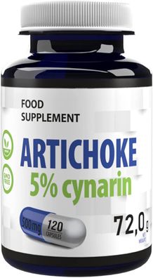 Hepatica Artischocken Extrakt 500mg 120 Vegane Kapseln