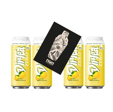 Shirin Davids DirTea Lemon ZERO 4er Set je 500ml DirTea Zero Lemon from Heaven