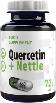 Hepatica Quercetin + Brennnessel 500mg 120 Vegane Kapseln