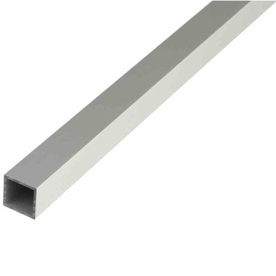 Vierkantrohr silber-eloxiert 20x1,5mm aluminium 1m 7353