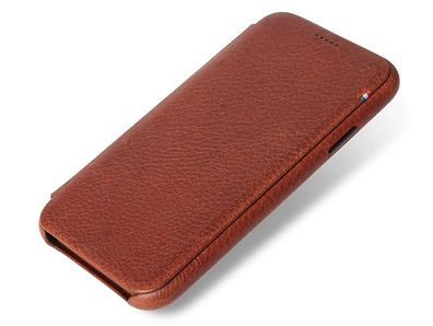 Decoded Slim Wallet Leder Schutzhülle für iPhone X/ XS Case braun - neu