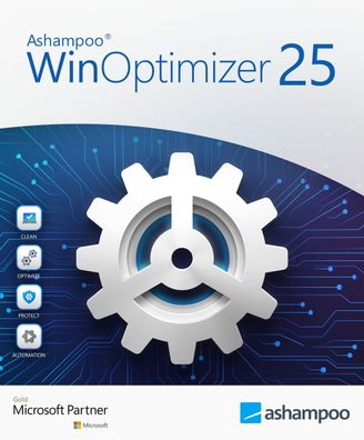 Ashampoo WinOptimizer 25 - Lizenz für 3 PCs - Systemturbo - PC Download Version