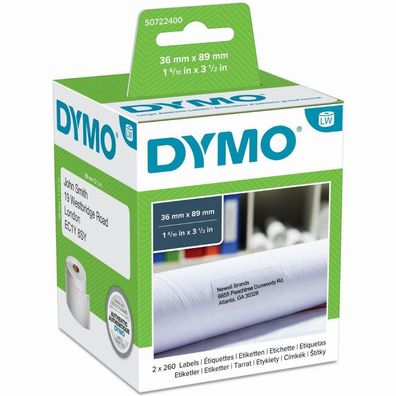 DYMO LW - Große Adressetiketten - 36 x 89 mm - S0722400