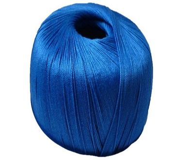 100g Häkelgarn blau häkeln stricken Baumwolle Farbe 130 Gründl