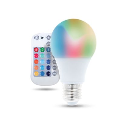 E27 LED RGB 9W Ersetzt 60W Lampe mit Fernbedienung Glühbirne Farbwechsel 720 Lumen...