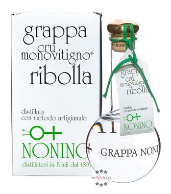 Grappa Nonino Cru Monovitigno Ribolla (45 % vol., 0,5 Liter) (45 % vol., hide)