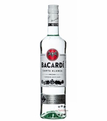 Bacardi Carta Blanca Superior White Rum 0,7l (37,5 % vol., 0,7 Liter) (37,5 % vol., h