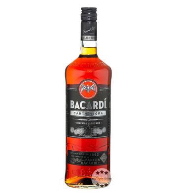 Bacardi Carta Negra Superior Black Rum (37,5 % vol., 1,0 Liter) (37,5 % vol., hide)